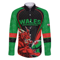 Custom Wales Rugby Family Matching Mermaid Dress and Hawaiian Shirt World Cup 2023 Dragon Mascot Come On Cymru LT9 - Wonder Print Shop