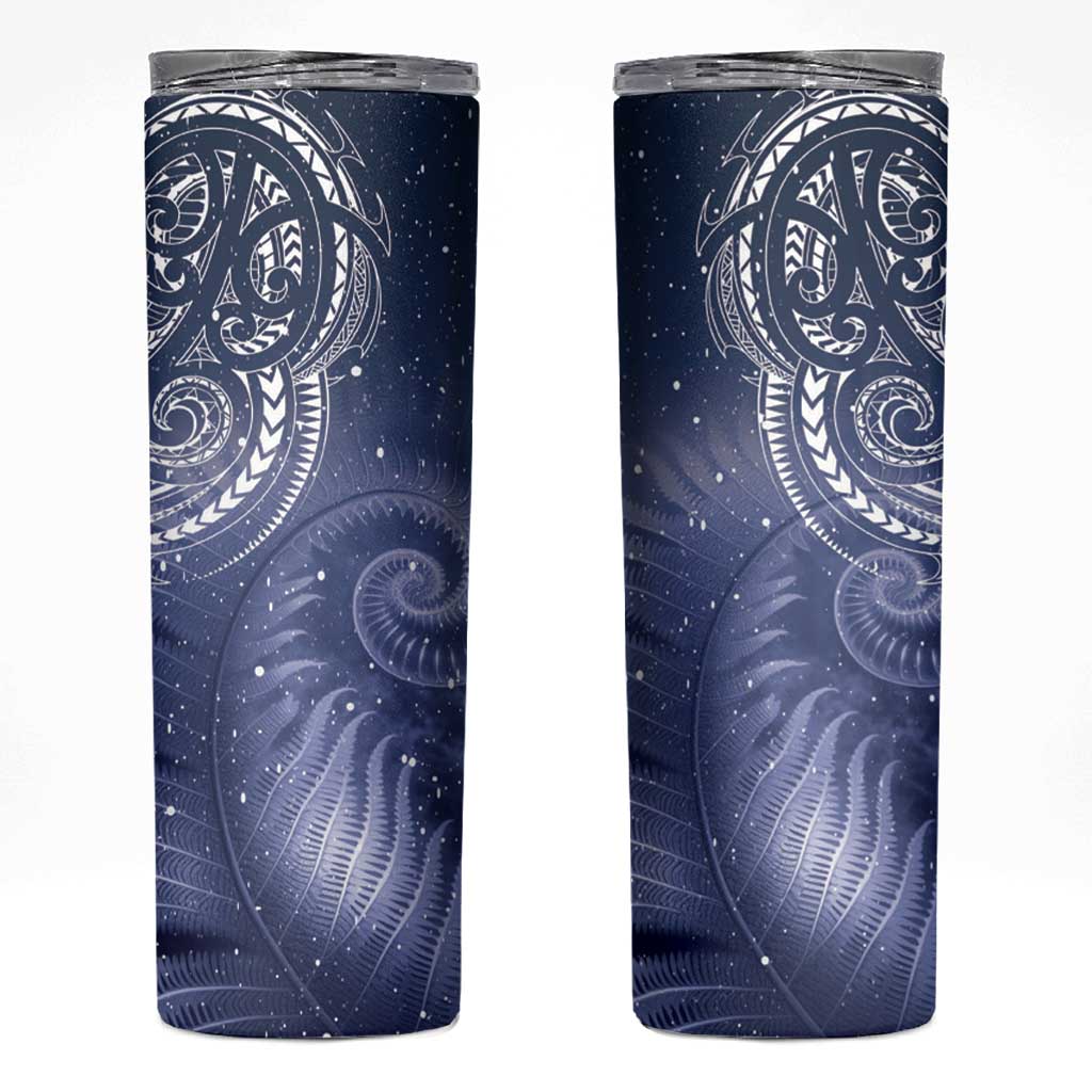 New Zealand Galaxy Fern Skinny Tumbler - Wonder Print Shop