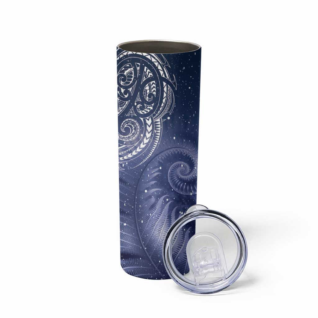 New Zealand Galaxy Fern Skinny Tumbler - Wonder Print Shop