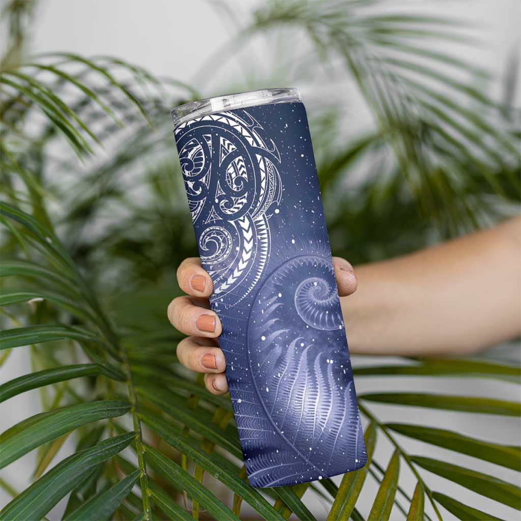 New Zealand Galaxy Fern Skinny Tumbler - Wonder Print Shop