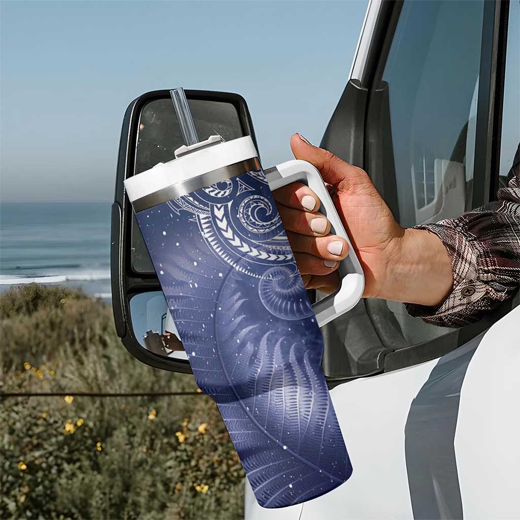 New Zealand Galaxy Fern Tumbler With Handle - Wonder Print Shop