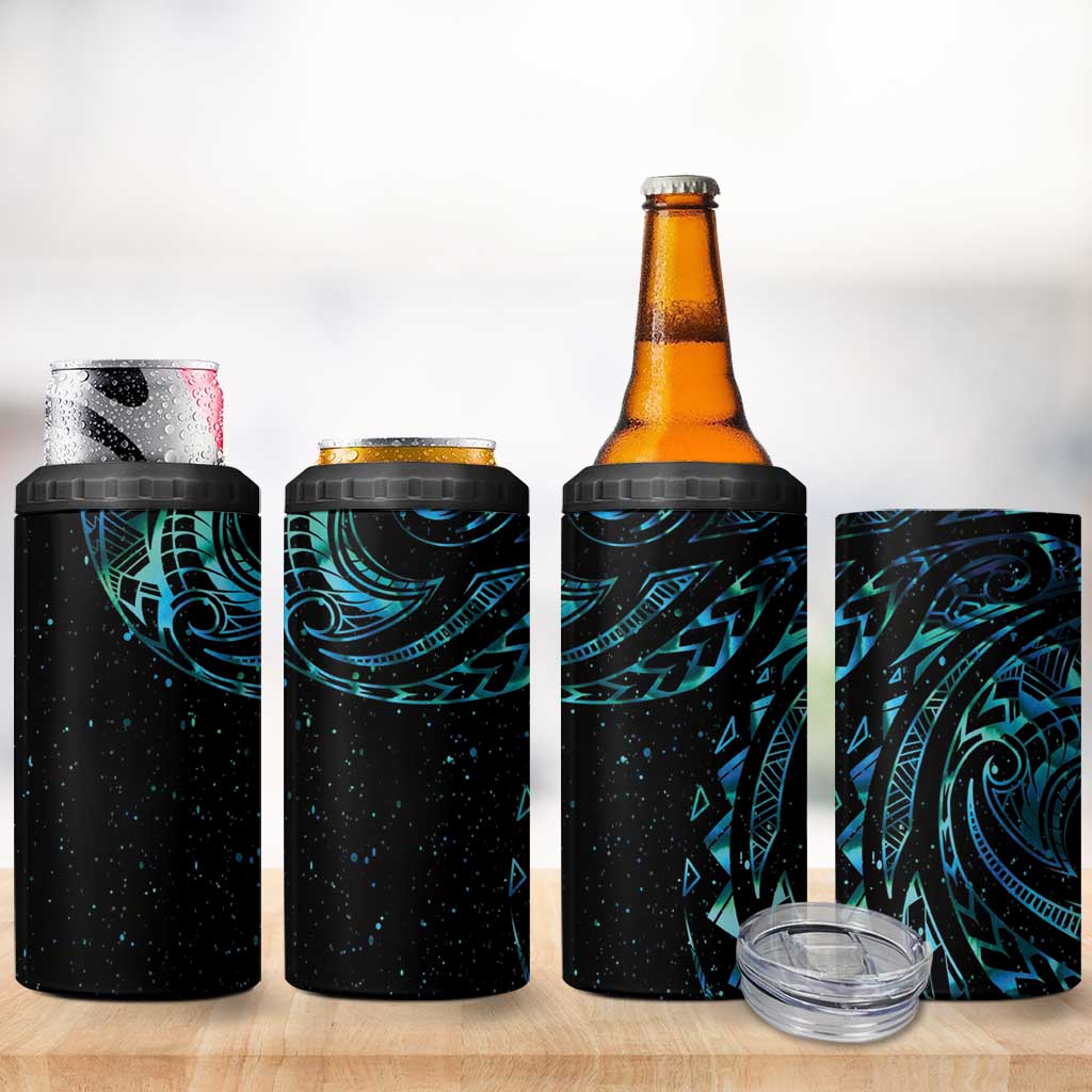 New Zealand Tribal Tattoo 4 in 1 Can Cooler Tumbler With Matariki Art LT9 - Wonder Print Shop