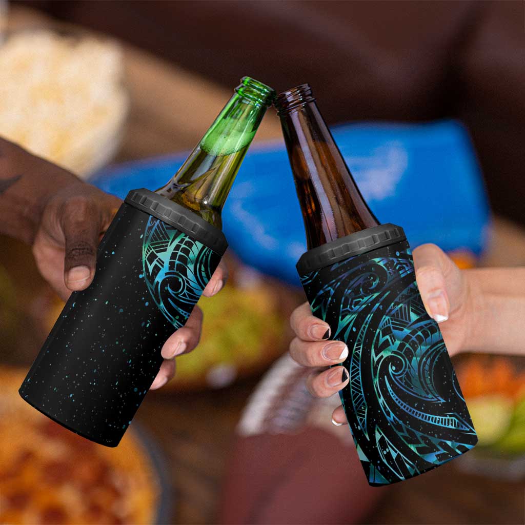 New Zealand Tribal Tattoo 4 in 1 Can Cooler Tumbler With Matariki Art LT9 - Wonder Print Shop