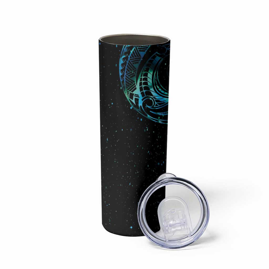 New Zealand Tribal Tattoo Skinny Tumbler With Matariki Art - Wonder Print Shop