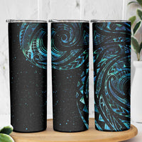 New Zealand Tribal Tattoo Skinny Tumbler With Matariki Art - Wonder Print Shop