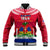 Haiti Independence Day Baseball Jacket Libete Egalite Fratenite Ayiti 1804 With Polynesian Pattern LT9 - Wonder Print Shop