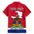 Haiti Independence Day Family Matching Mermaid Dress and Hawaiian Shirt Libete Egalite Fratenite Ayiti 1804 With Polynesian Pattern LT9 - Wonder Print Shop