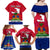 haiti-independence-day-family-matching-off-shoulder-maxi-dress-and-hawaiian-shirt-libete-egalite-fratenite-ayiti-1804-with-polynesian-pattern