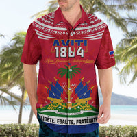Haiti Independence Day Hawaiian Shirt Libete Egalite Fratenite Ayiti 1804 With Polynesian Pattern - Wonder Print Shop