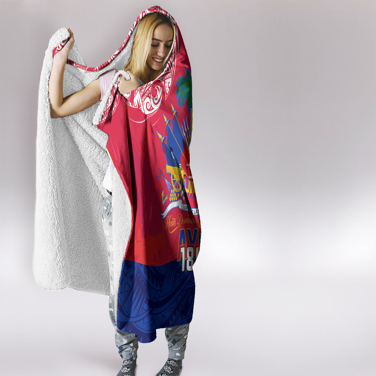 haiti-independence-day-hooded-blanket-libete-egalite-fratenite-ayiti-1804-with-polynesian-pattern