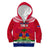 Haiti Independence Day Kid Hoodie Libete Egalite Fratenite Ayiti 1804 With Polynesian Pattern - Wonder Print Shop