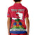 Haiti Independence Day Kid Polo Shirt Libete Egalite Fratenite Ayiti 1804 With Polynesian Pattern - Wonder Print Shop