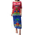Haiti Independence Day Puletasi Libete Egalite Fratenite Ayiti 1804 With Polynesian Pattern - Wonder Print Shop