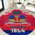 haiti-independence-day-round-carpet-libete-egalite-fratenite-ayiti-1804-with-polynesian-pattern