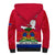 Haiti Independence Day Sherpa Hoodie Libete Egalite Fratenite Ayiti 1804 With Polynesian Pattern - Wonder Print Shop