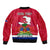 Haiti Independence Day Sleeve Zip Bomber Jacket Libete Egalite Fratenite Ayiti 1804 With Polynesian Pattern - Wonder Print Shop