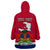 Haiti Independence Day Wearable Blanket Hoodie Libete Egalite Fratenite Ayiti 1804 With Polynesian Pattern - Wonder Print Shop