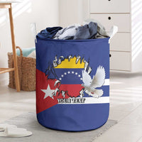 Personalized Cuba Venezuela Laundry Basket Fuerza Y Esperanza - Wonder Print Shop