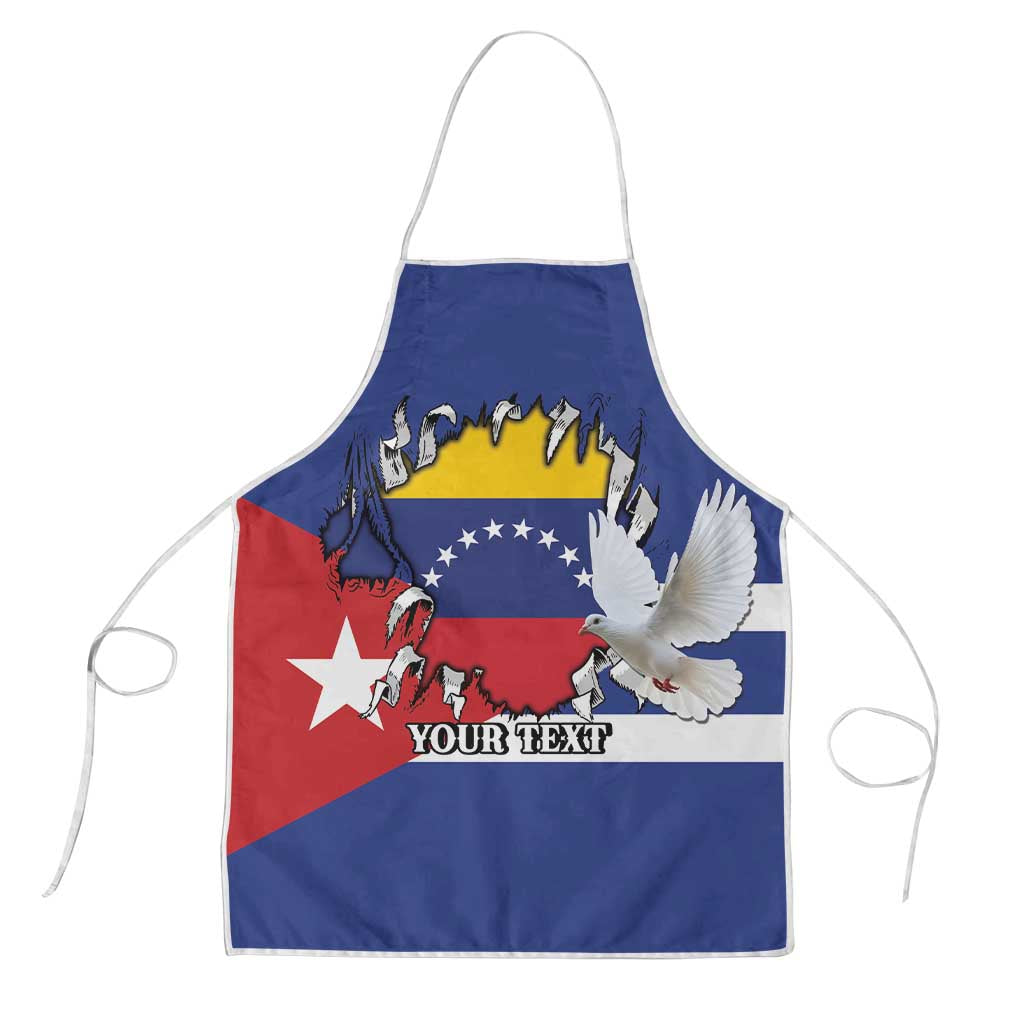 Personalized Cuba Venezuela Apron Fuerza Y Esperanza - Wonder Print Shop