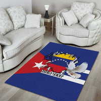 Personalized Cuba Venezuela Area Rug Fuerza Y Esperanza - Wonder Print Shop