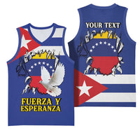 Personalized Cuba Venezuela Basketball Jersey Fuerza Y Esperanza - Wonder Print Shop