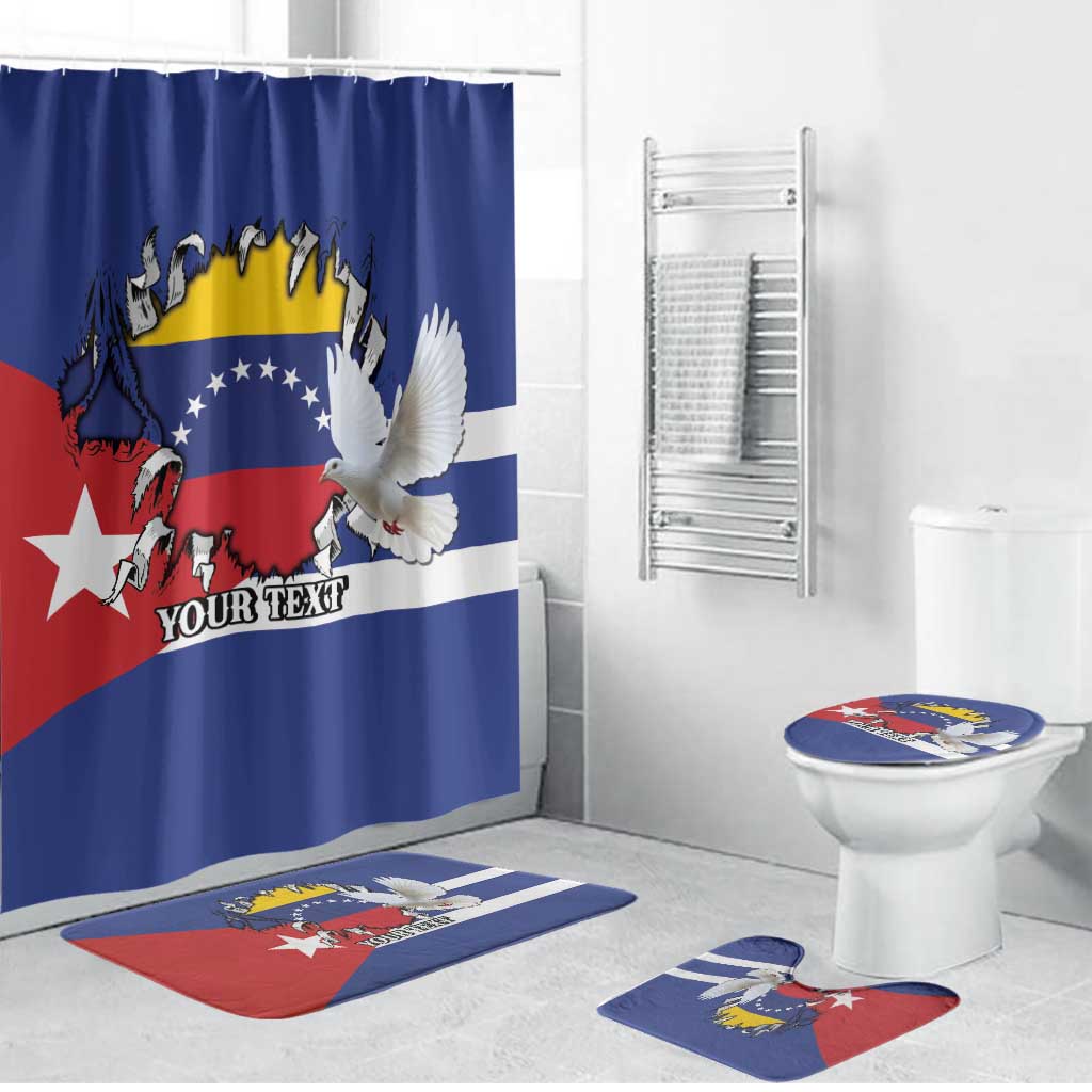 Personalized Cuba Venezuela Bathroom Set Fuerza Y Esperanza - Wonder Print Shop