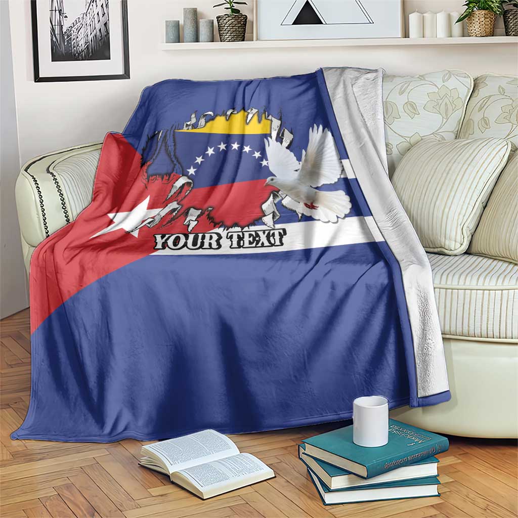 Personalized Cuba Venezuela Blanket Fuerza Y Esperanza - Wonder Print Shop