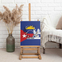 Personalized Cuba Venezuela Canvas Wall Art Fuerza Y Esperanza - Wonder Print Shop