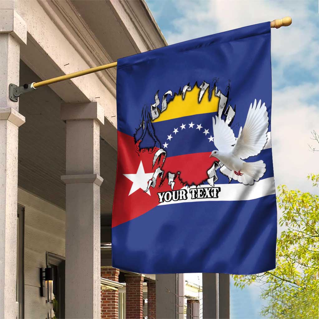 Personalized Cuba Venezuela Garden Flag Fuerza Y Esperanza - Wonder Print Shop