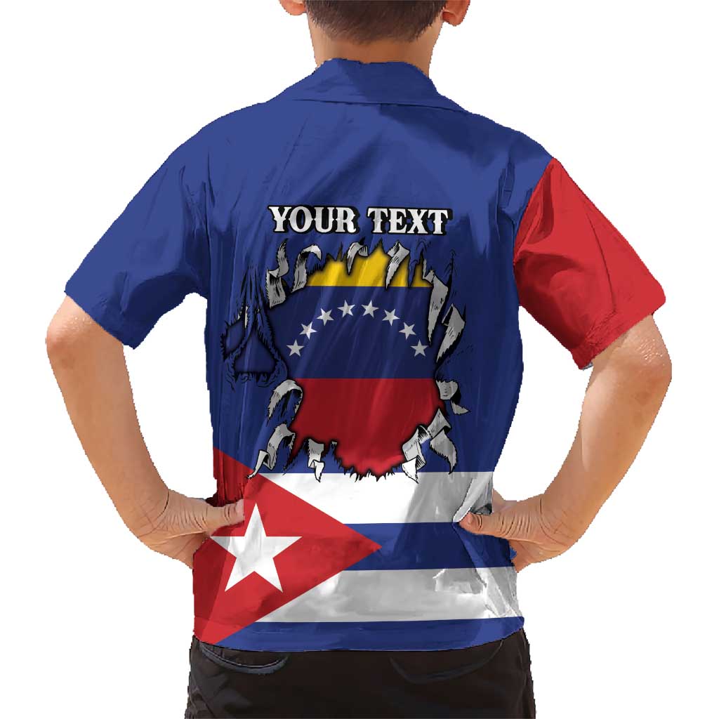 Personalized Cuba Venezuela Hawaiian Shirt Fuerza Y Esperanza - Wonder Print Shop