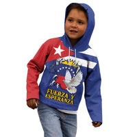 Personalized Cuba Venezuela Kid Hoodie Fuerza Y Esperanza - Wonder Print Shop