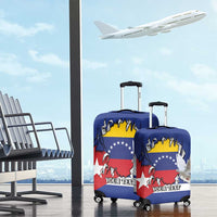 Personalized Cuba Venezuela Luggage Cover Fuerza Y Esperanza - Wonder Print Shop