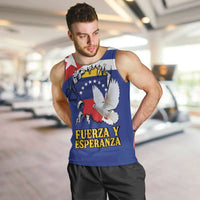 Personalized Cuba Venezuela Men Tank Top Fuerza Y Esperanza - Wonder Print Shop