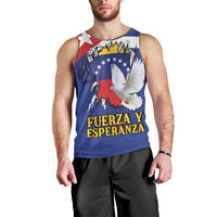 Personalized Cuba Venezuela Men Tank Top Fuerza Y Esperanza - Wonder Print Shop