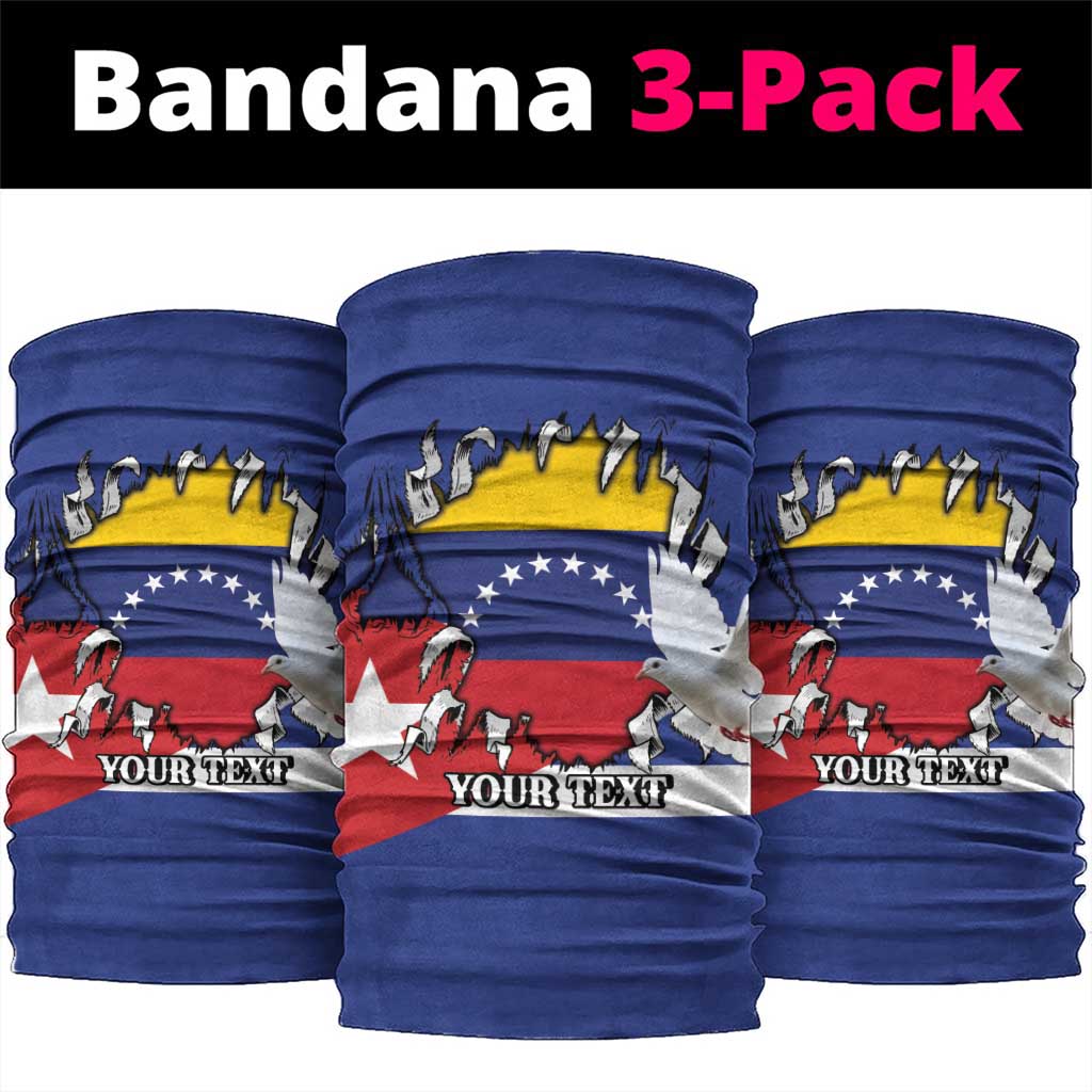 Personalized Cuba Venezuela Neck Gaiter Fuerza Y Esperanza - Wonder Print Shop