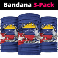 Personalized Cuba Venezuela Neck Gaiter Fuerza Y Esperanza - Wonder Print Shop