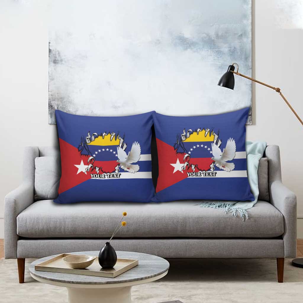 Personalized Cuba Venezuela Pillow Cover Fuerza Y Esperanza - Wonder Print Shop
