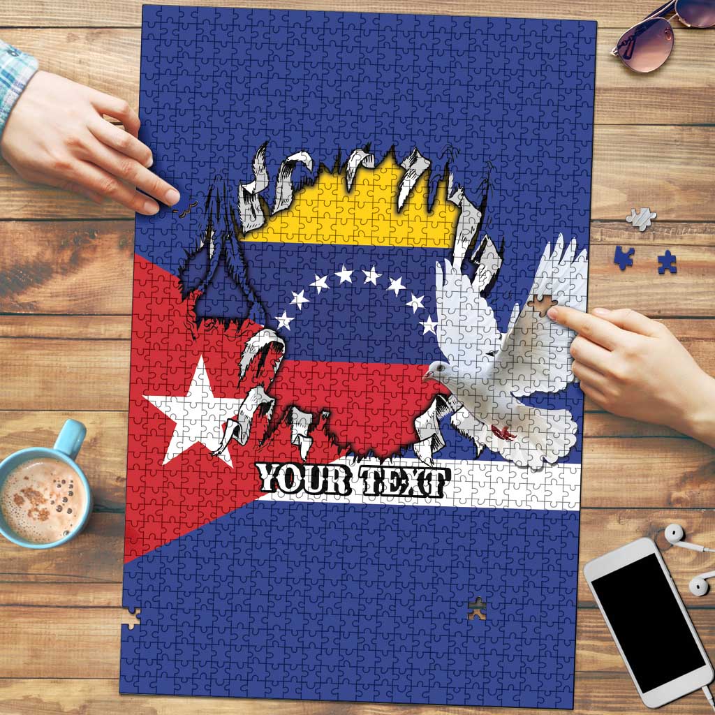 Personalized Cuba Venezuela Puzzle Fuerza Y Esperanza - Wonder Print Shop