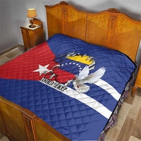 Personalized Cuba Venezuela Quilt Fuerza Y Esperanza - Wonder Print Shop