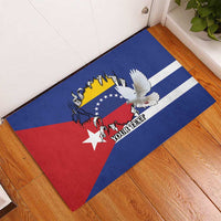 Personalized Cuba Venezuela Rubber Doormat Fuerza Y Esperanza - Wonder Print Shop