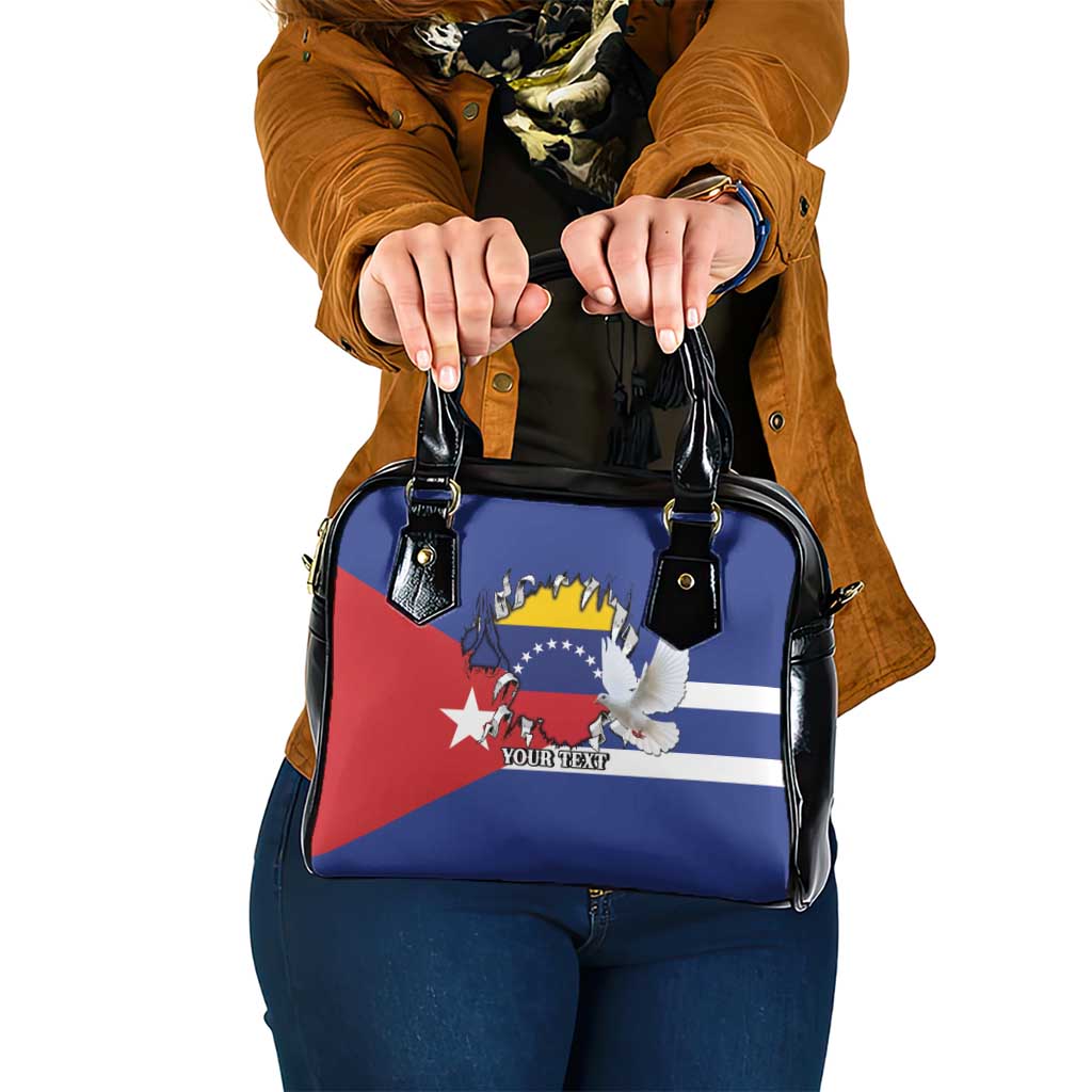 Personalized Cuba Venezuela Shoulder Handbag Fuerza Y Esperanza - Wonder Print Shop