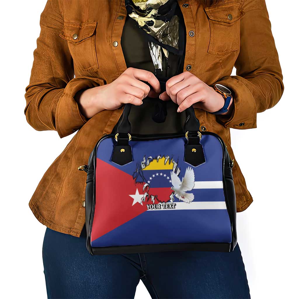 Personalized Cuba Venezuela Shoulder Handbag Fuerza Y Esperanza - Wonder Print Shop