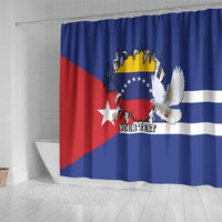 Personalized Cuba Venezuela Shower Curtain Fuerza Y Esperanza - Wonder Print Shop