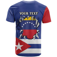 Personalized Cuba Venezuela T Shirt Fuerza Y Esperanza - Wonder Print Shop