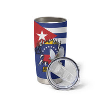 Personalized Cuba Venezuela Tumbler Cup Fuerza Y Esperanza - Wonder Print Shop