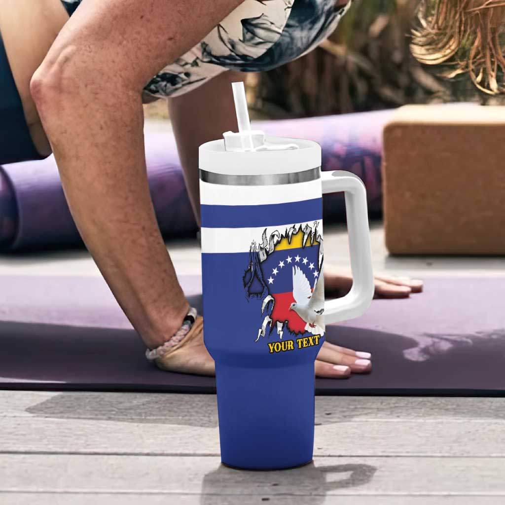 Personalized Cuba Venezuela Tumbler With Handle Fuerza Y Esperanza - Wonder Print Shop