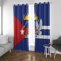 Personalized Cuba Venezuela Window Curtain Fuerza Y Esperanza - Wonder Print Shop