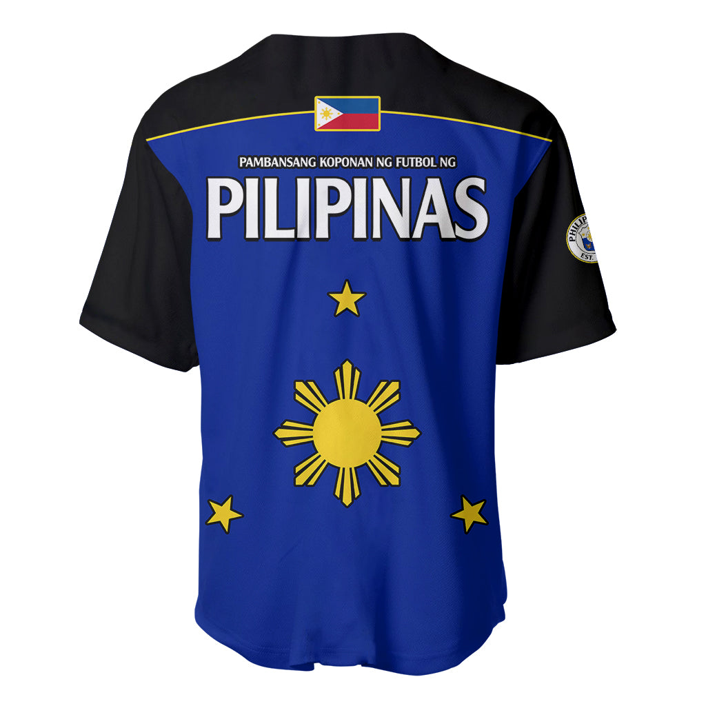 Philippines Concept Home Football Baseball Jersey Pilipinas Flag Black Style 2023 LT9 - Wonder Print Shop