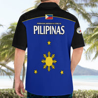 Philippines Concept Home Football Hawaiian Shirt Pilipinas Flag Black Style 2023 - Wonder Print Shop