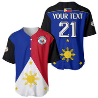 (Custom Text And Number) Philippines Concept Home Football Baseball Jersey Pilipinas Flag Black Style 2023 LT9 - Wonder Print Shop